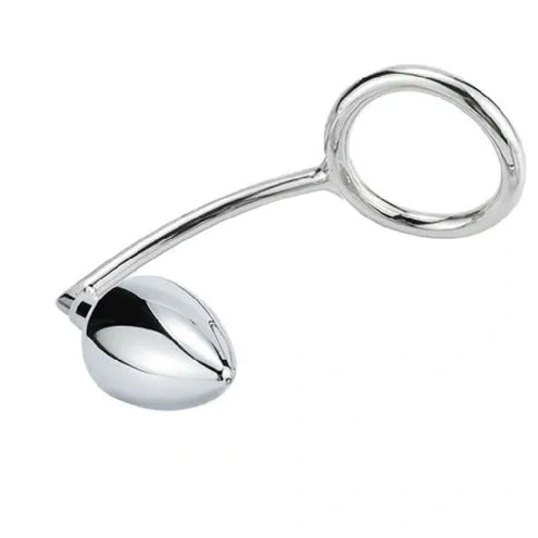 Anal Ring Stainless 4663 Set Cock with Hook DiscreetChoice Steel 0309